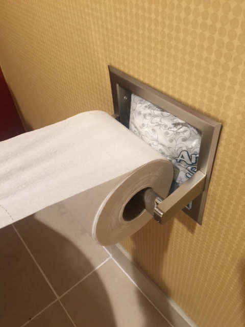 Tight toilet paper